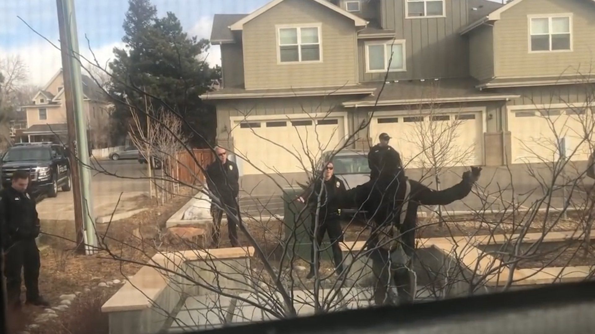 Boulder Police confront man